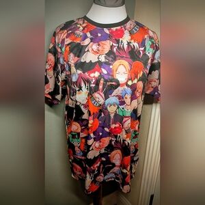 Fresh Prints Tokyo Naruto Anime Drill Clothing Company Graphic T Shirt Large